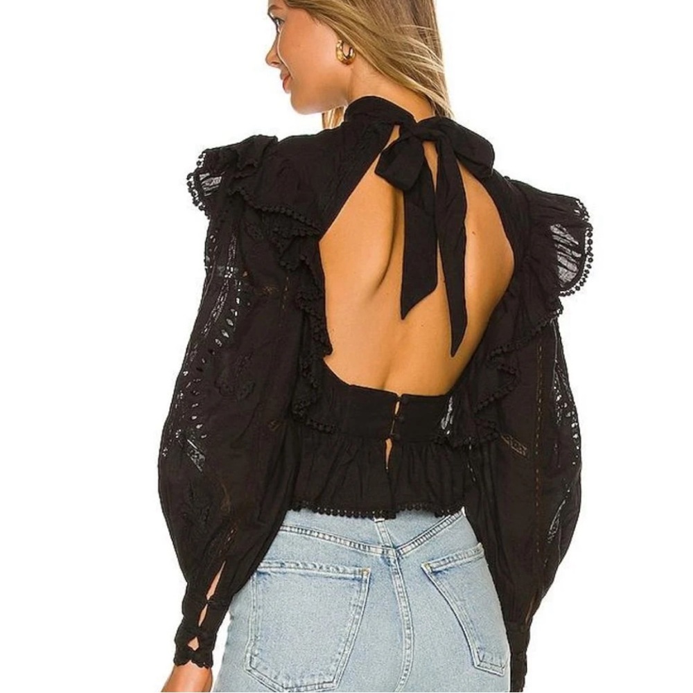 Elegant Black Women's Top